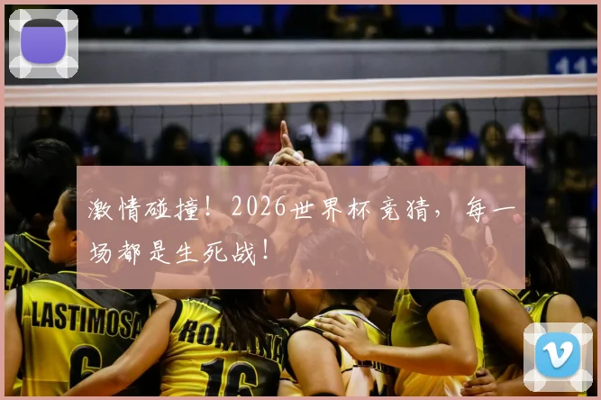 激情碰撞！2026世界杯竞猜，每一场都是生死战！