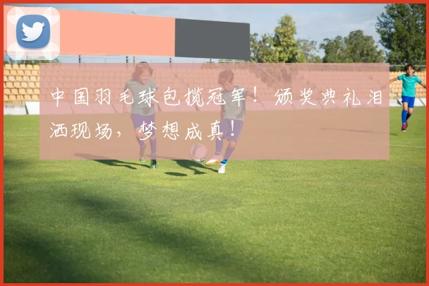 中国羽毛球包揽冠军！颁奖典礼泪洒现场，梦想成真！